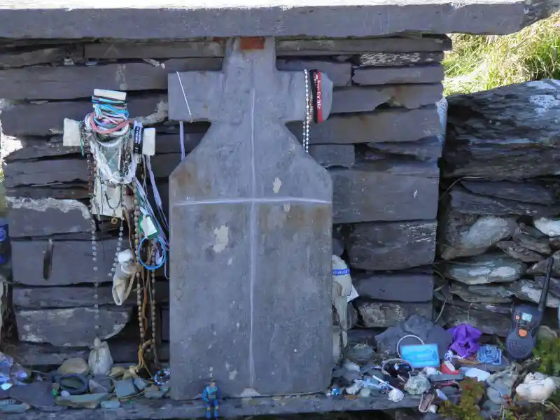 A cross-like shaped stone